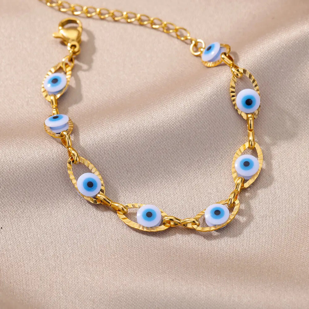 Ojo Evil Eye Chain Bracelet