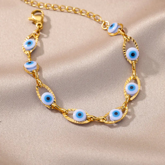 Ojo Evil Eye Chain Bracelet