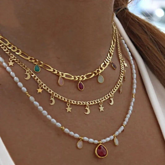 Handmade Mixed Chain Necklace