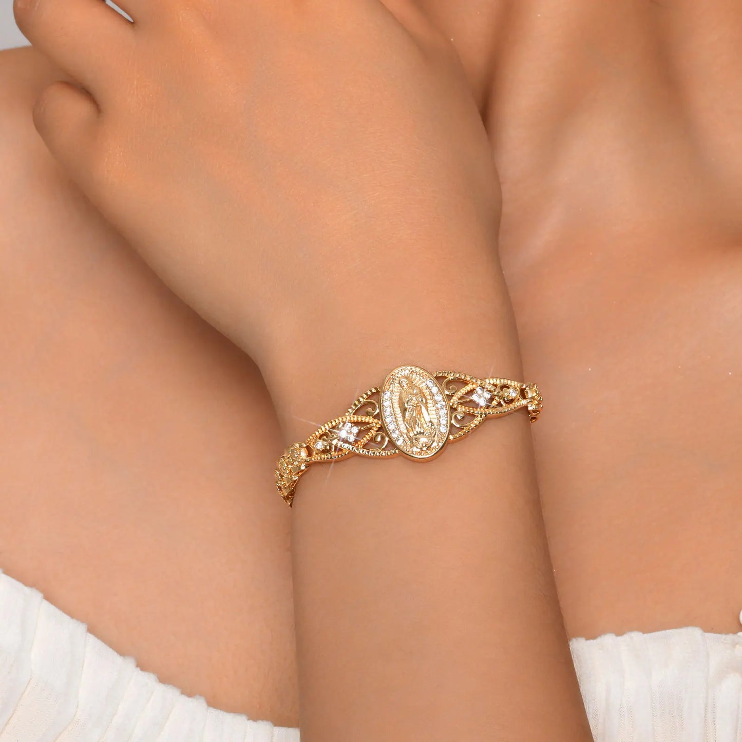 Guadalupe Virgin Mary Bracelet