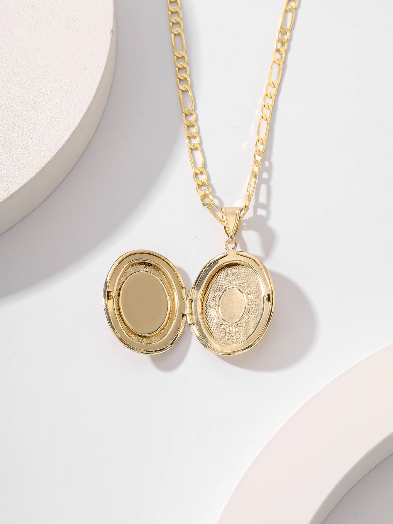 14k Gold Guadalupe Locket